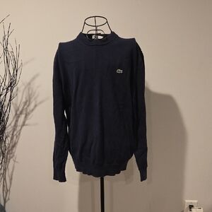 Lacoste Dark Blue Crewneck Sweater